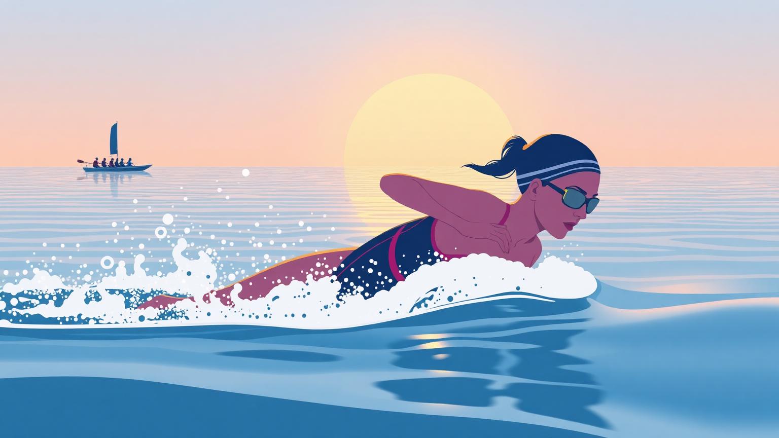 Swim 62 — Open-water endurance and record-setting performance